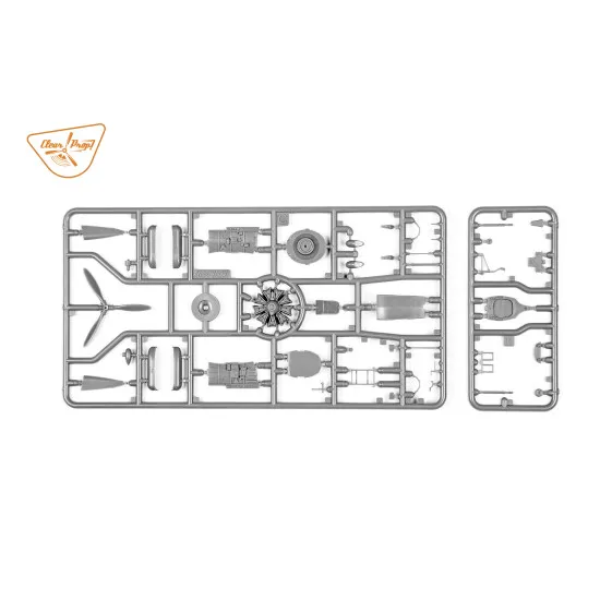 Clear Prop CP72021 - 1/72 H-75O Hawk, STARTER KIT, scale model kit