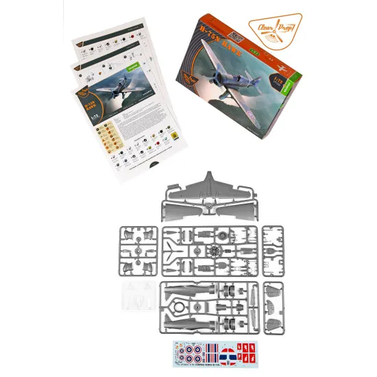 Clear Prop CP72022 - 1/72 H-75N Hawk, STARTER KIT, scale model kit