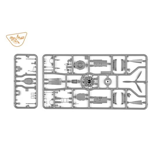 Clear Prop CP72022 - 1/72 H-75N Hawk, STARTER KIT, scale model kit
