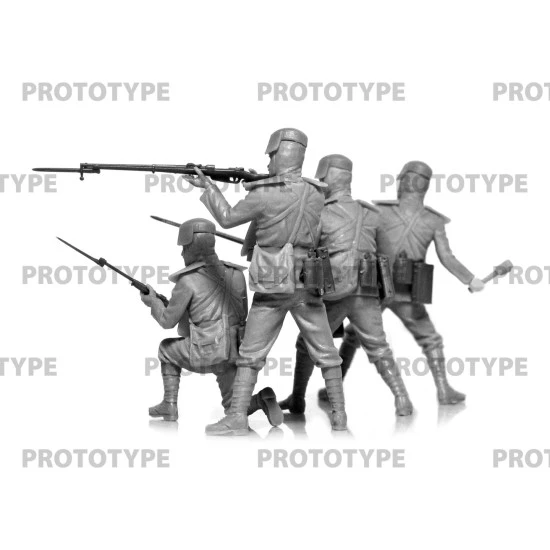 ICM 35721 - 1/35 Italys infantry of the First World War in steel armor, scale model kit