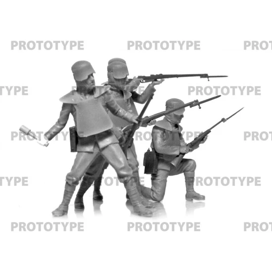 ICM 35721 - 1/35 Italys infantry of the First World War in steel armor, scale model kit