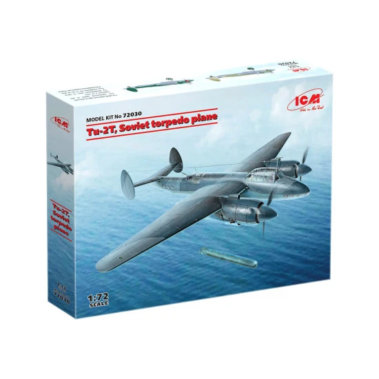 ICM 72030 - 1/72 Tu-2T. Soviet torpedo aircraft, scale plastic model kit