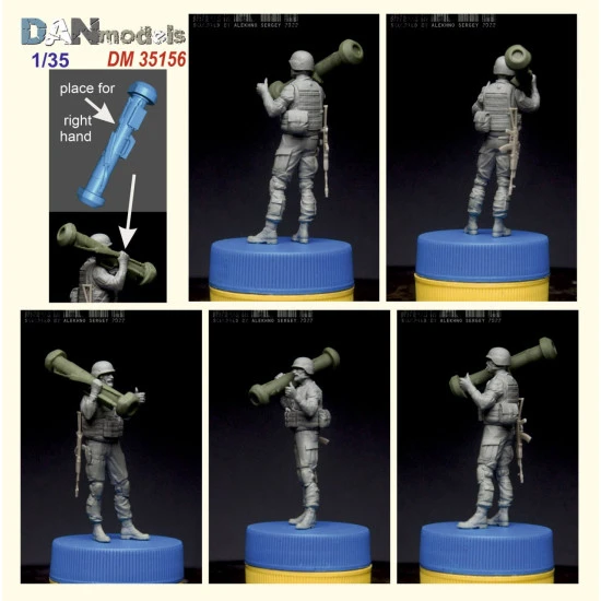 Dan Models 35156 1/35 - Ukrainian soldier with Javelin FGM-148. Panzer Hunter. War 2022