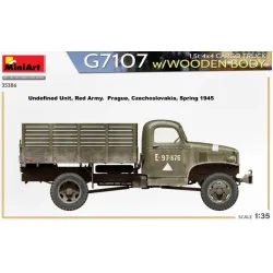 Us Stock Miniart 35386 - 1/35 G7107 1.5t 4x4 Cargo Truck W/Wooden Body, 386x240x60