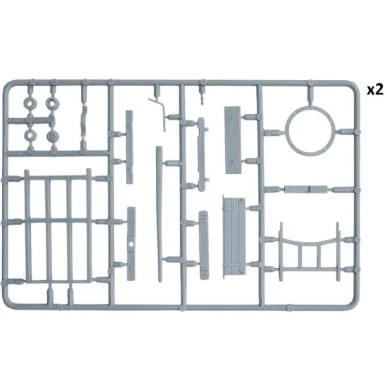 Us Stock Miniart 38055 - 1/35 European Agricultural Tractor With Cart Scale Model Kit