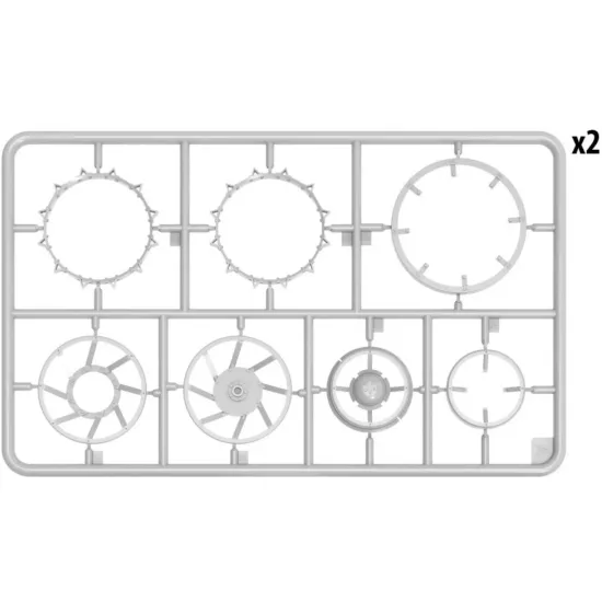 Us Stock Miniart 38055 - 1/35 European Agricultural Tractor With Cart Scale Model Kit