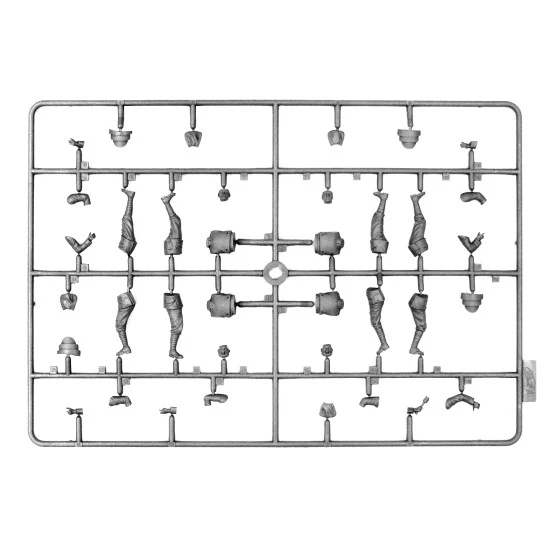 ICM 35722 - 1/35 WWI German Infantry in armor, scale plastic model kit