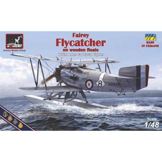 Armory AR-48003 - 1/48 Fairey Flycatcher British Interwar FAA Floatplane Fighter Armory AR-48003 - 1/48 Fairey Flycatcher British Interwar FAA Floatplane Fighter