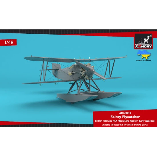 Armory AR-48003 - 1/48 Fairey Flycatcher British Interwar FAA Floatplane Fighter Armory AR-48003 - 1/48 Fairey Flycatcher British Interwar FAA Floatplane Fighter