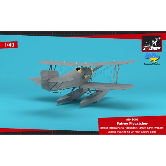 Armory AR-48003 - 1/48 Fairey Flycatcher British Interwar FAA Floatplane Fighter Armory AR-48003 - 1/48 Fairey Flycatcher British Interwar FAA Floatplane Fighter