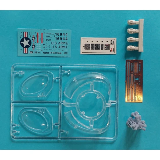 AMP 32-001 - 1/32 - Hughes TH-55 Osage, scale plastic model kit