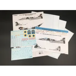 Us Stock Foxbot 32-013a - 1/32 Digital Falcons Mig-29 9-13 Ukrainian Air Forces Decals With Masks