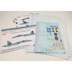 Us Stock Foxbot 32-033a - 1/32 Sukhoi Su-27pm1, Ukranian Air Forces, Digital Camouflage