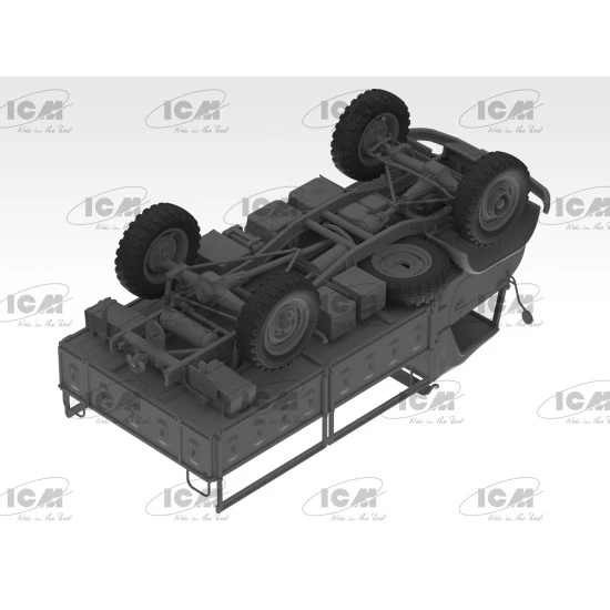 ICM 35135 - 1/35 Unimog S 404 German military vehicle, scale model