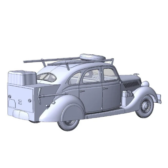 Roden 818 - 1/35 - Ford V8-G81A Funkwagen, scale plastic model kit