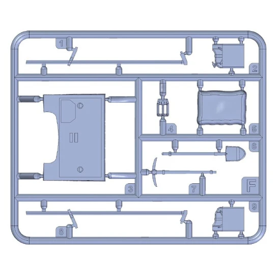 Roden 818 - 1/35 - Ford V8-G81A Funkwagen, scale plastic model kit