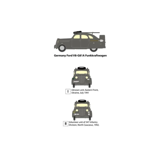 Roden 818 - 1/35 - Ford V8-G81A Funkwagen, scale plastic model kit