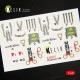 Kelik K48027 - 1/48 F-4B interior 3D decals for Tamiya scale model kit