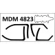 Metallic Details MDM4823 - 1/48 Harrier GR Mk.7. Canopy masks (for Hasegawa kit)