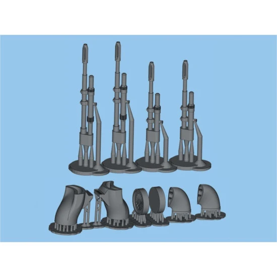 Metallic Details MDR48147 - 1/48 OV-10A Bronco. Exterior (for ICM) 3D-printed