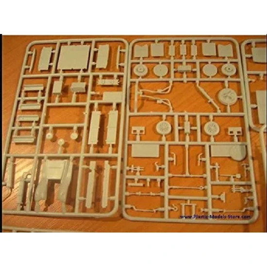 Military Wheels 7250 - 1/72 GAZ-42 with 120mm Mortar, scale plastic model kit