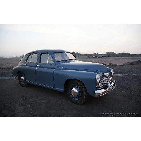 Military Wheels 7261 - 1/72 - GAZ-M20 Pobeda Cabriolet Soviet Car Model Kit