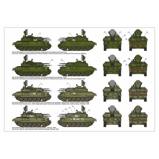 Armory AR-72443 - 1/72 ZSU-23-4V1 Shilka mod.1970, Soviet AA SPG, scale model