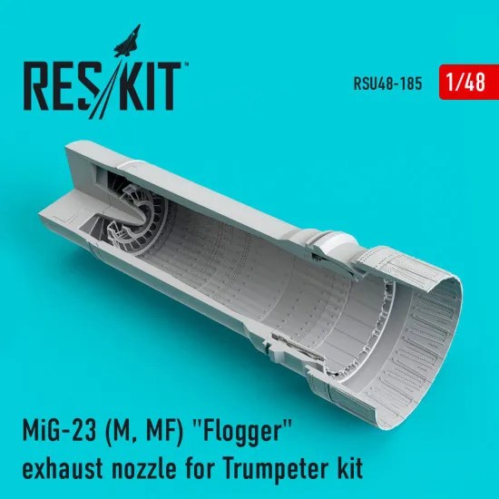 Reskit RSU48-0185 1/48 MiG-23 MF Flogger exhaust nozzle for Trumpeter kit