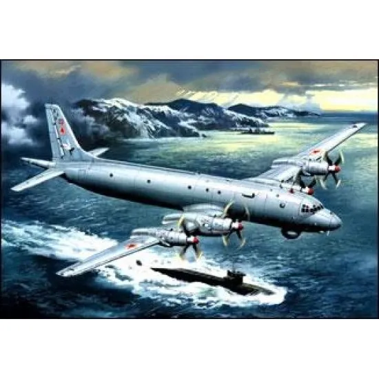 FREE SHIPPING Ilyushin IL-38IL-38N Ilyushin design bureau 172 Amodel 72010-02