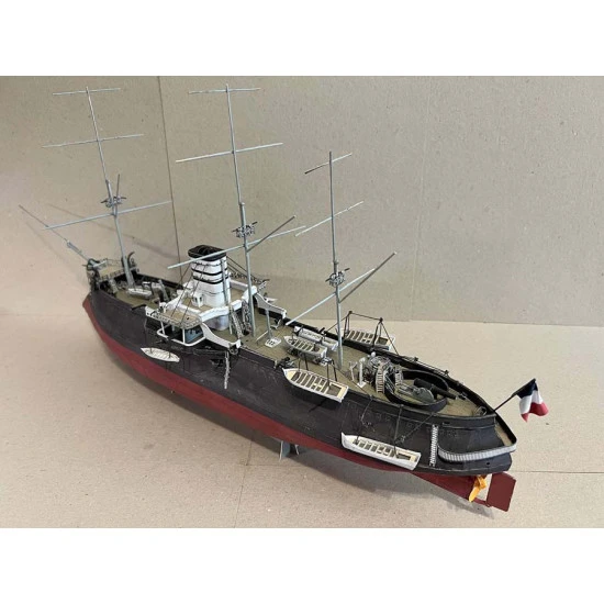 Orel 350 1/200 Le Redoutable Ironclad, France 1878. Paper model kit