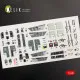 Kelik K48033 - 1/48 F/A-18B Hornet interior 3D decals for Kinetic model kit