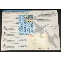 Us Stock Foxbot48-064t - 1/48 Digital Rooks Sukhoi Su-25 And Stencils Decal For Model