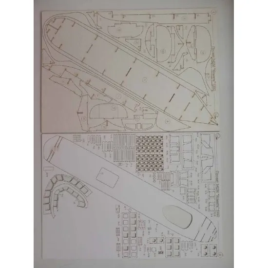 Orel 348/2 Laser Cutting for Kometa-17 Hydrofoll project 342M Ukraine 1992 1/100