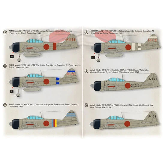 Print Scale 48-223 - 1/48 - A6M Zero-Sen Aces Part 1