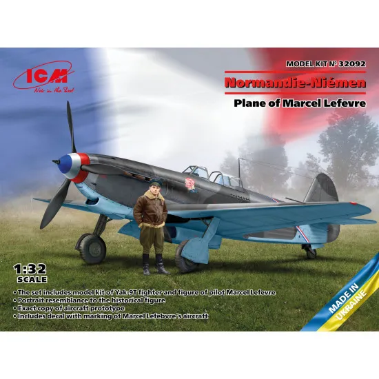 ICM 32092 - 1/32 - Normandie-Niemen. Plane of Marcel Lefevre