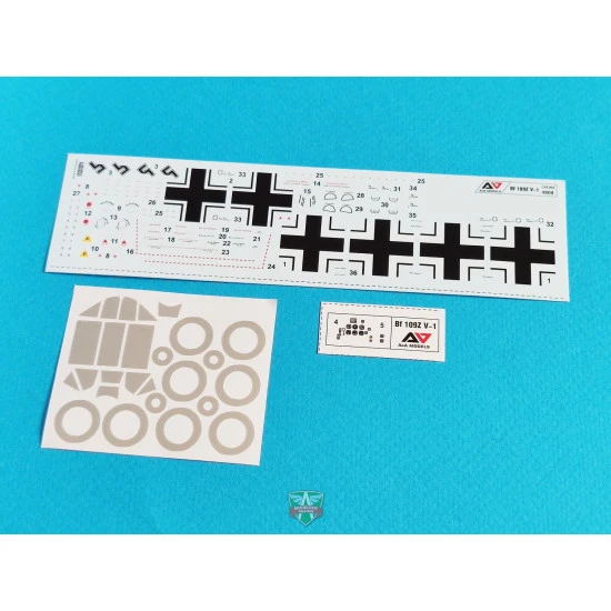 A&A Models 4809 1/48 Messerschmitt Bf.109Z-1 Zwilling scale model aircraft kit