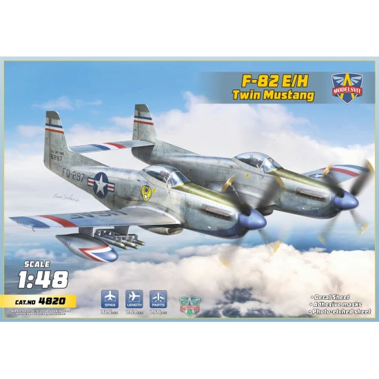 ModelSvit 4820 - 1/48 - F82 E/H Twin Mustang. Plastic model kit