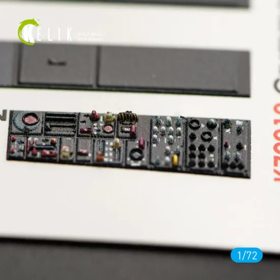 Kelik K72012 - 1/72 f9f-8 cougar interior 3d decals for hasegawa kit