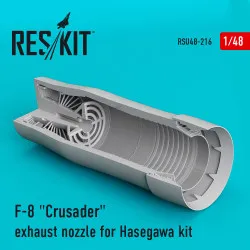 Reskit RSU48-0216 1/48 F-8 Crusader exhaust nozzle for Hasegawa kit