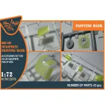 Clear Prop CPA72070 - 1/72 HH-2D SEASPRITE for CP kit painting mask