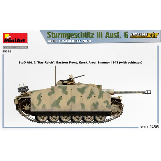 Miniart 35338 - 1/35 - Sturmgeschutz III Ausf. G APRIL 1943 ALKETT PROD