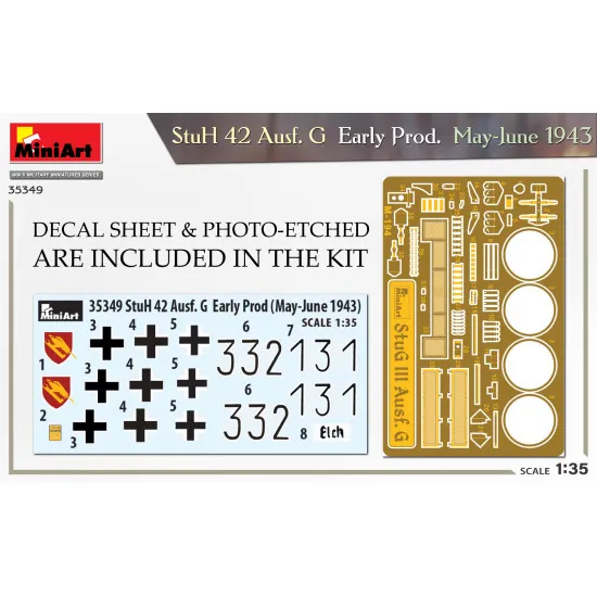 Miniart 35349 - 1/35 - StuH 42 Ausf. G Early Prod. May-June 1943 WWII