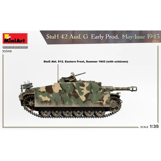 Miniart 35349 - 1/35 - StuH 42 Ausf. G Early Prod. May-June 1943 WWII