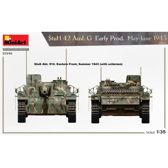 Miniart 35349 - 1/35 - StuH 42 Ausf. G Early Prod. May-June 1943 WWII