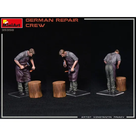 Miniart 35358 - 1/35 - German repair crew. WW II military figures