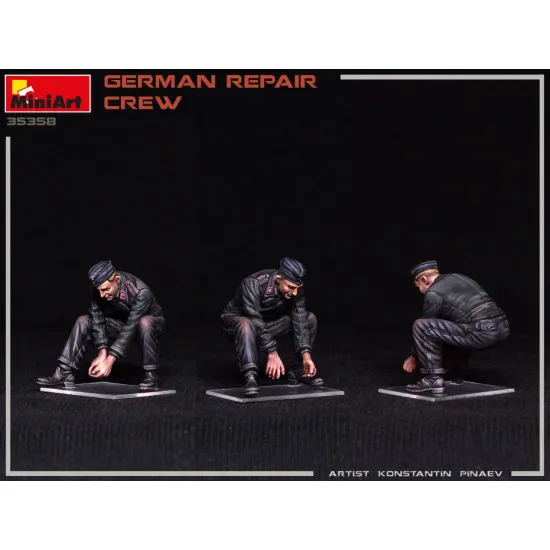 Miniart 35358 - 1/35 - German repair crew. WW II military figures