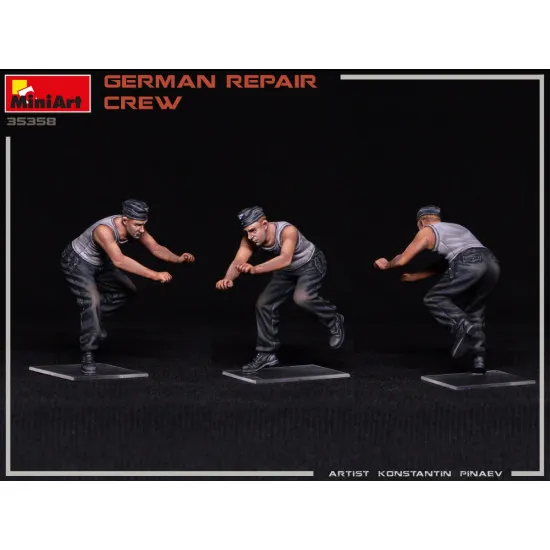 Miniart 35358 - 1/35 - German repair crew. WW II military figures