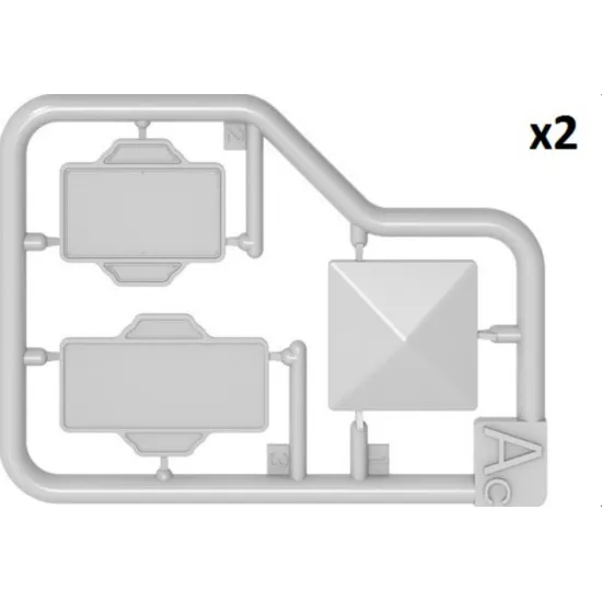Miniart 35669 - 1/35 - FRENCH CONCRETE ROAD SIGNS 1930-40S. NORMANDY