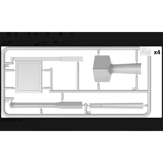 Miniart 35669 - 1/35 - FRENCH CONCRETE ROAD SIGNS 1930-40S. NORMANDY