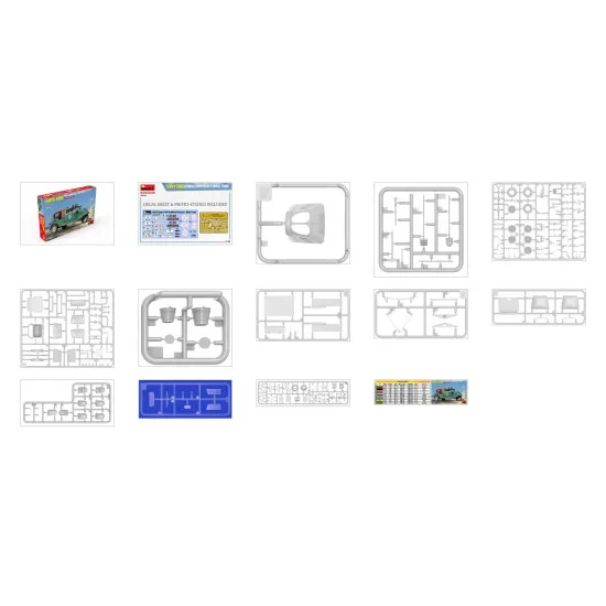 Miniart 38059 - 1/35 - Tempo E400 STAHLBLECHPRITSCHE 3-wheel truck
